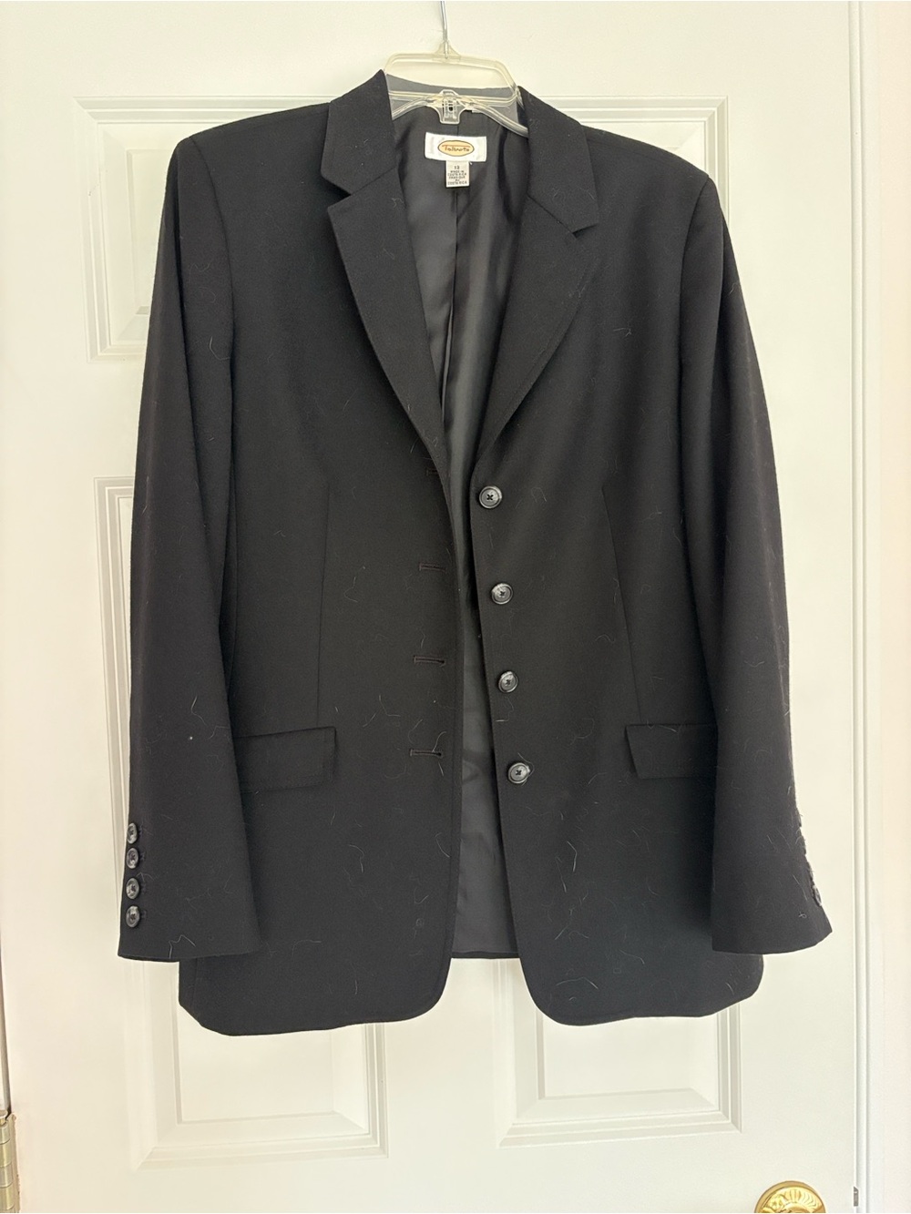 Ladies Black Wool Blazer